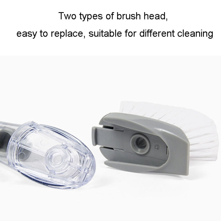 Kitchen Long Handle Automatic Liquid Filling Non-Stick Pan Scrubber Brush Cleaning Brush, Style: Brush - Cleaning Tools by buy2fix | Online Shopping UK | buy2fix