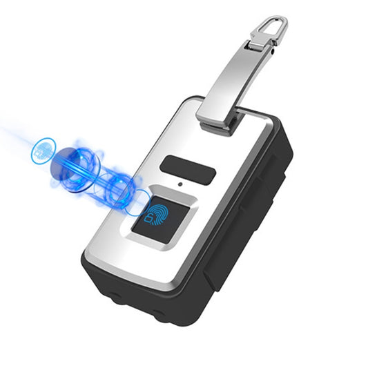 Embedded Luggage Fingerprint Lock USB Charging Super Long Standby Smart Lock(White) - Padlocks by buy2fix | Online Shopping UK | buy2fix