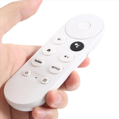 For Google G9N9N Television Set-top Box Bluetooth Voice Remote Control (White) - TV by buy2fix | Online Shopping UK | buy2fix