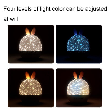 Rotatable Cartoon Atmosphere Projection Lamp Music Night Light, Spec: Plug-in Model(Rabbit) - Projection Lamp by buy2fix | Online Shopping UK | buy2fix