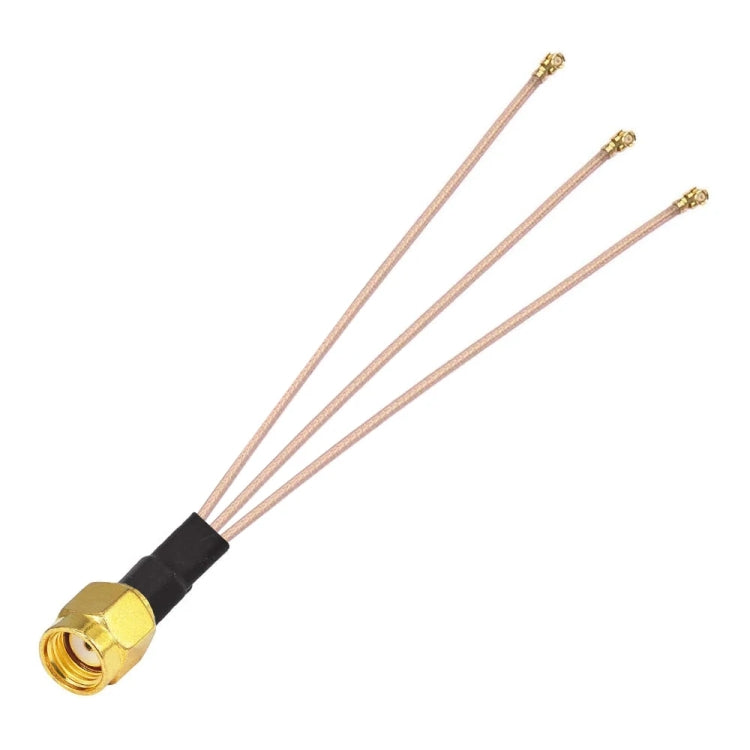 1 In 3 IPX To RPSMAJ RG178 Pigtail WIFI Antenna Extension Cable Jumper(15cm) - Connectors by buy2fix | Online Shopping UK | buy2fix