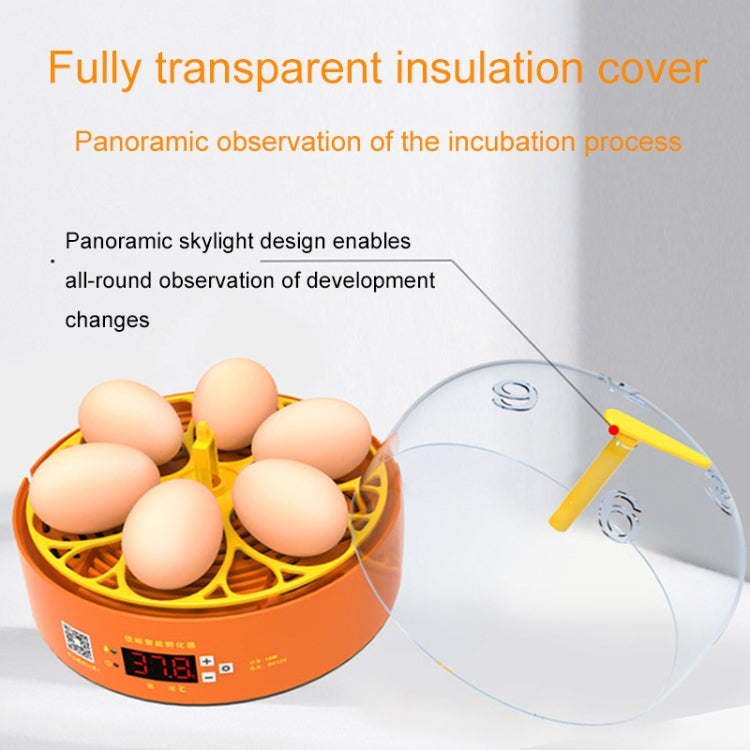 6-Eggs Small Household Experimental Children Smart Chicken Incubators, Spec: Manual US Plug - Incubators by buy2fix | Online Shopping UK | buy2fix