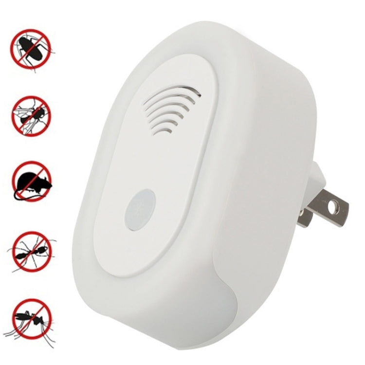 Adjustable Night Light Ultrasonic Mosquito Repeller Mini Home Electronic Mouse Repeller, Spec: UK Plug(White) - Repellents by buy2fix | Online Shopping UK | buy2fix