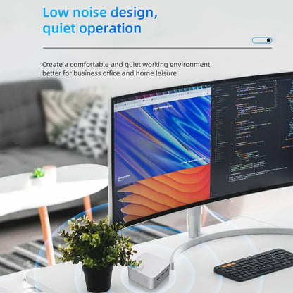 T8Plus Alder Lake-N100 4K Dual Band WIFI Bluetooth Office Game Portable Mini PC, Spec: 16G 128G UK Plug - Windows Mini PCs by buy2fix | Online Shopping UK | buy2fix
