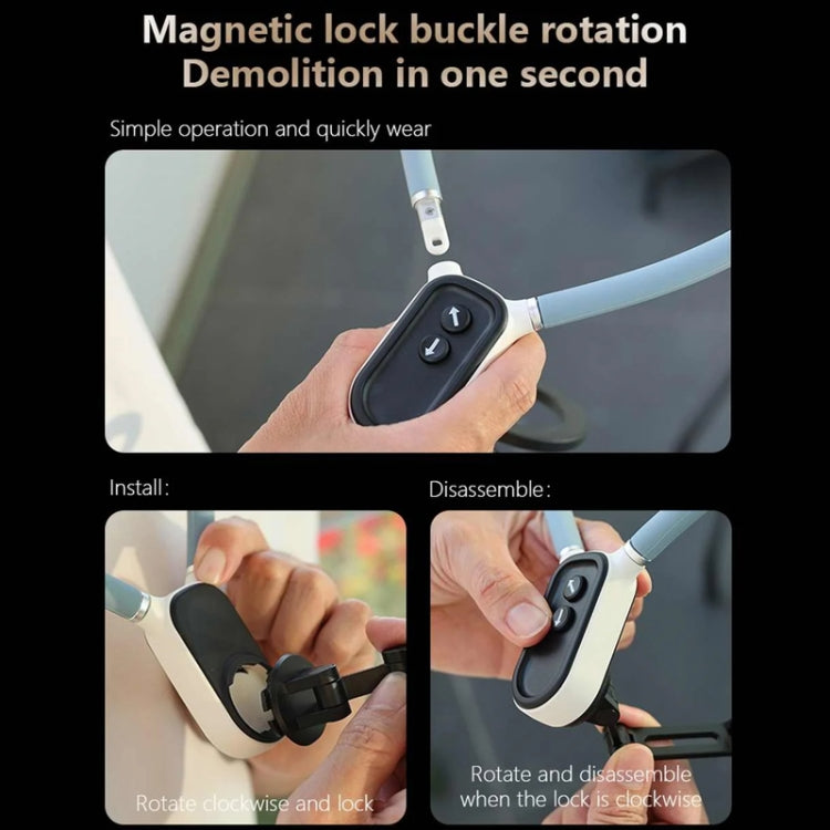 JOPREE Silicone Neck Mount Quick Release Holder For GoPro & Smartphone, Spec: 50cm Set 3 - Holder by JOPREE | Online Shopping UK | buy2fix