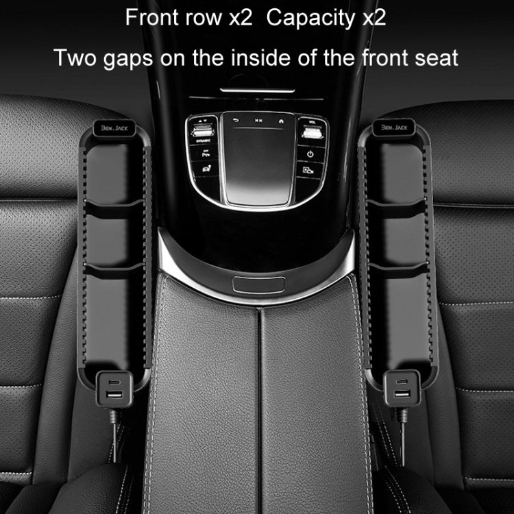 BEN.JACK Multifunctional Car Seat Gap Storage Box(Black) - Stowing Tidying by BEN.JACK | Online Shopping UK | buy2fix