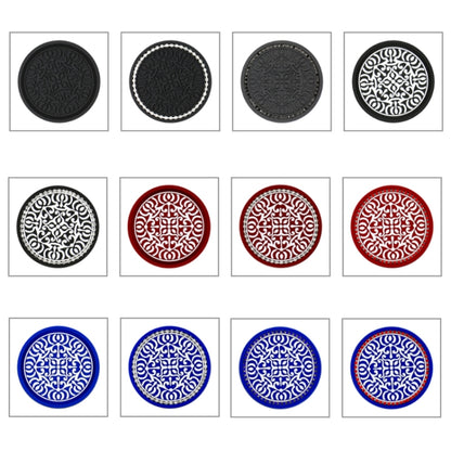 Totem Stripe Car Coaster Storage Non-Slip Insulating Mat, Color: Black White Diamond - Car Drink Holders by buy2fix | Online Shopping UK | buy2fix
