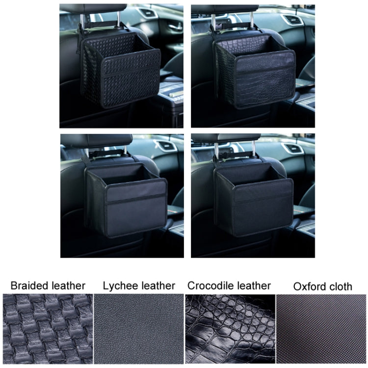 Car Hanging Garbage Bag Multifunctional Folding Storage Box, Model: H612 Crocodile Pattern - Stowing Tidying by buy2fix | Online Shopping UK | buy2fix