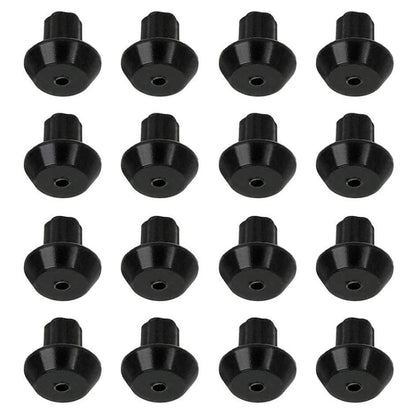 16pcs /Pack WB2K101 Rubber Feet for GE Kenmore Burner Grate Replaces WB02T10461 AP2622260(Black) - Kitchen Machine Accessories & Parts by buy2fix | Online Shopping UK | buy2fix