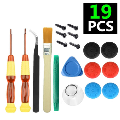 19 In 1 Kit For Nintendo Switch Joycon Joystick Thumb Stick Repair Tool - Switch Spare Parts by buy2fix | Online Shopping UK | buy2fix