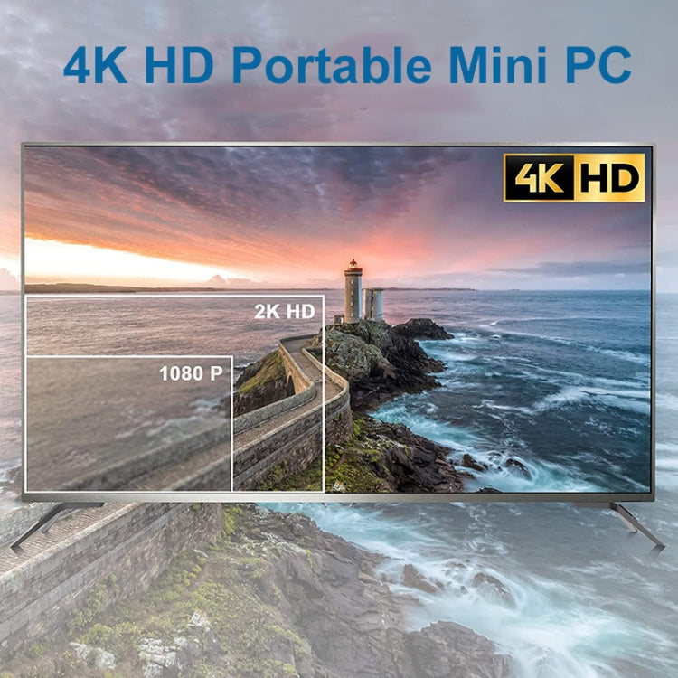GK3Plus N100 8G+128G US Plug 12th Intel Alderlake Dual HDMI+VGA Triple Display 4K HD Pocket Mini PC - Windows Mini PCs by buy2fix | Online Shopping UK | buy2fix