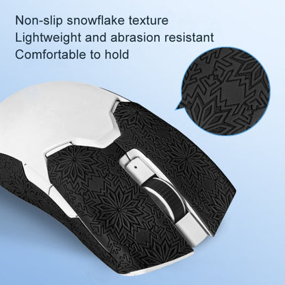 Snowflake Pattern Anti-slip Mouse Stickers For Razer Viper Ultimate Blue Half Surround - Silicone / Sticker by buy2fix | Online Shopping UK | buy2fix