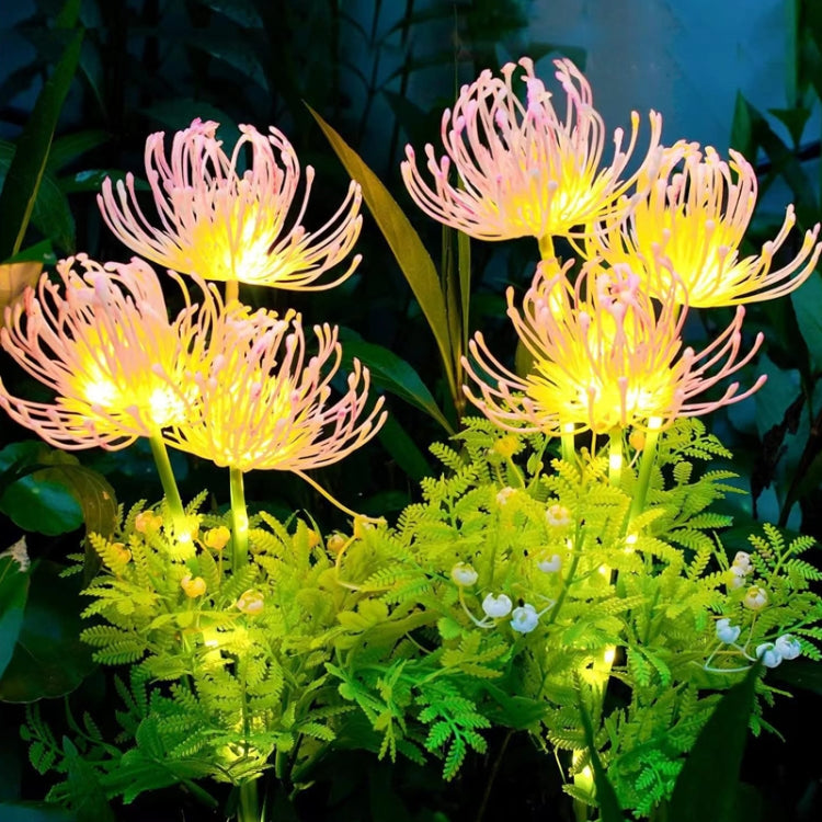 Solar Garden Decorative Lights LED Outdoor Glowing Petals Waterproof Ground Plug Ambient Lights(Flowers) - Solar Lights by buy2fix | Online Shopping UK | buy2fix