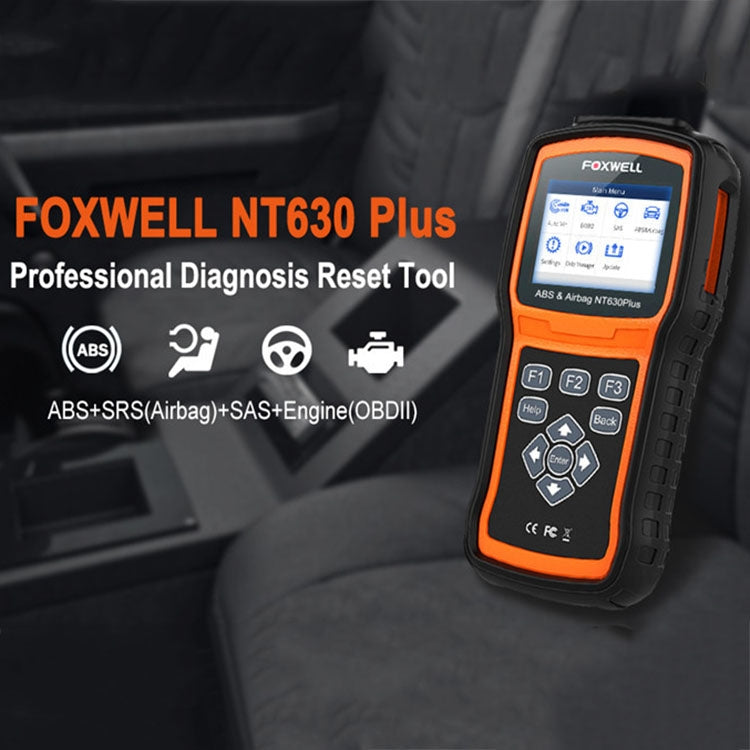 FOXWELL NT630 Plus OBD2 Scanner SRS ABS Code Reader SAS OIL EPB Reset Diagnostic - Code Readers & Scan Tools by FOXWELL | Online Shopping UK | buy2fix