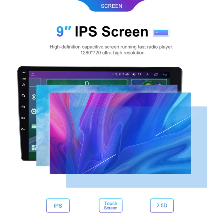 Universal 9 Inch 8 Core CarPlay Android Navigation Car Center Control All-In-One Monitor, Memory: 4+64G(Standard) - Car MP3 & MP4 & MP5 by buy2fix | Online Shopping UK | buy2fix