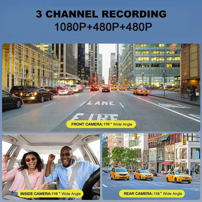 High-Definition Night Vision Driving Recorder, Model: Dual Recording 2K+720P+GPS Track+WIFI Mobile Playback - Car DVRs by buy2fix | Online Shopping UK | buy2fix