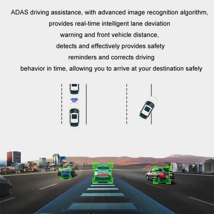 Android ADAS HD Night Vision 1080P USB Driving Recorder, Model: Dual Lens(32G Memory Card) - Car DVRs by buy2fix | Online Shopping UK | buy2fix