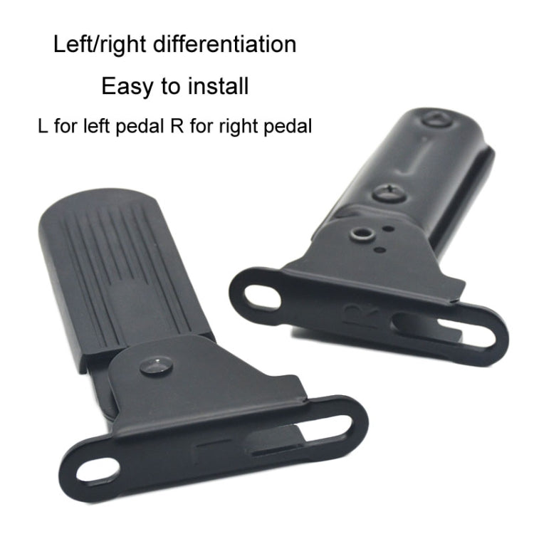 Electric Vehicle Folding Front Footrest Electric Moped Front Pedal, Model: 7cm Nylon - Others by buy2fix | Online Shopping UK | buy2fix