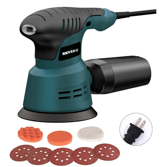 8pcs /Set US Plug MOYI Small Polishing Sandpaper Machine Woodworking Electric Disc Sander - Abrasive Tools & Accessories by MOYI | Online Shopping UK | buy2fix