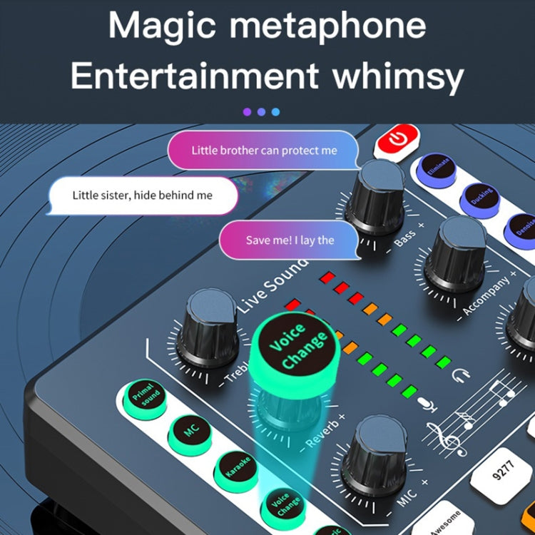 M8 Recording And Singing Live Bluetooth Sound Card Set, Color: Black - Live Sound Effects Processors by buy2fix | Online Shopping UK | buy2fix