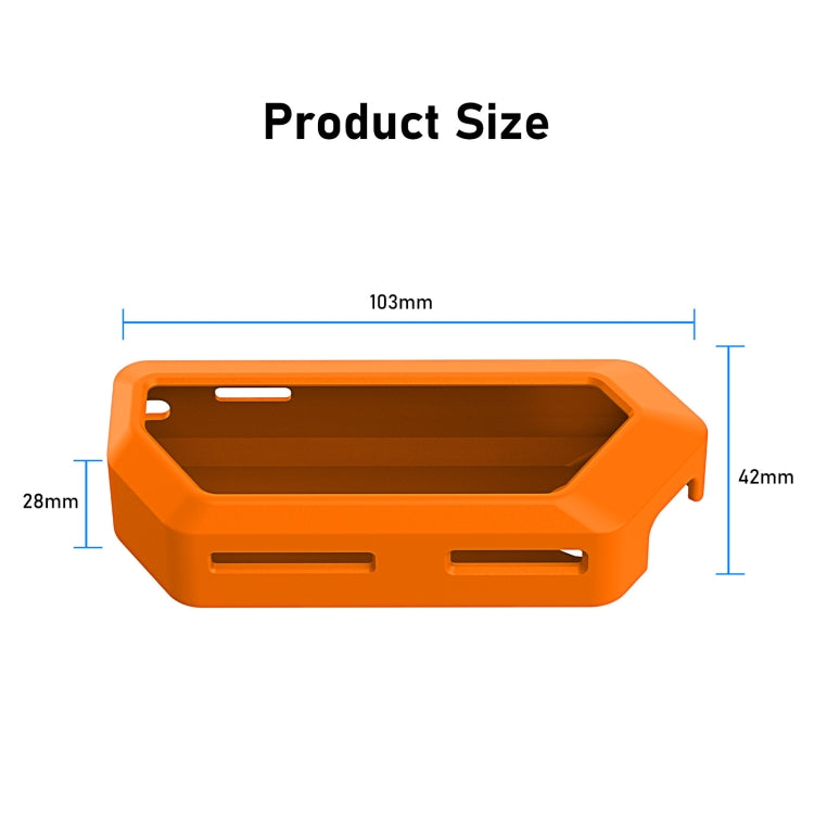 For Flipper Zero Electronic Pet Silicone Full-Cover Protective Case(Orange) - Accessories by buy2fix | Online Shopping UK | buy2fix