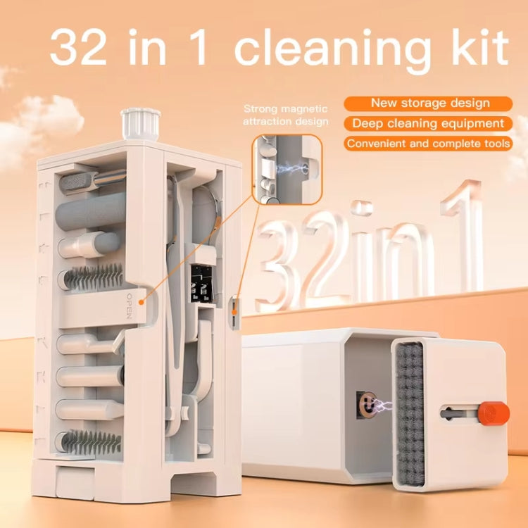 32-in-1 Digital Product Universal Cleaning Kit Can Store SD Card / SIM Card / Game Card - Other Accessories by buy2fix | Online Shopping UK | buy2fix