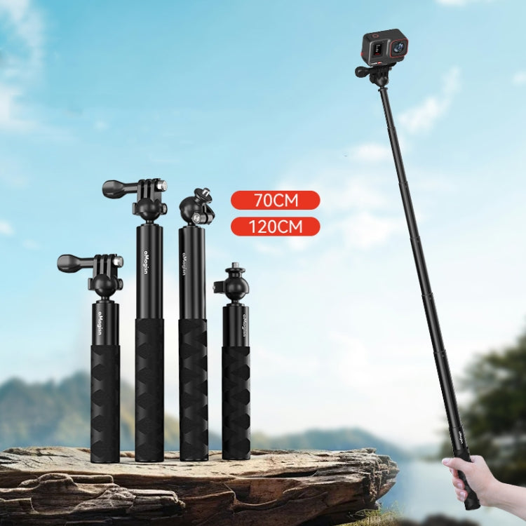 aMagisn 70cm 1/4 Inch Ball Joint Selfie Stick Sports Camera Extension Rod for DJI / GoPro HERO / Insta360 - Extendable Pole by aMagisn | Online Shopping UK | buy2fix