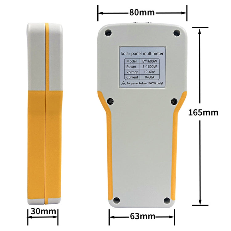 elejoy 1600W MPPT Solar Photovoltaic Panel Multimeter(EY1600W) - Digital Multimeter by elejoy | Online Shopping UK | buy2fix