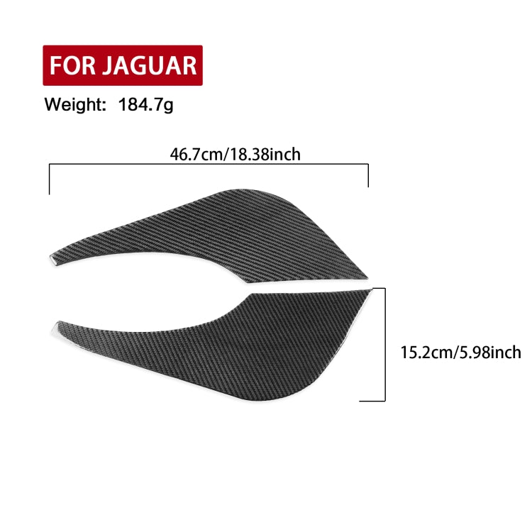 For Jaguar F-TYPE 2013+ Left And Right Drive Universal Door Anti-Collision Sticker(Black) - Anti Collision Sticker by buy2fix | Online Shopping UK | buy2fix