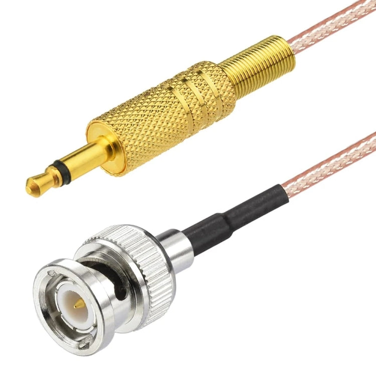 20cm BNC Male To 3.5mm Male Stereo Adapter Coaxial Power Audio RG316 Cable - Connectors by buy2fix | Online Shopping UK | buy2fix