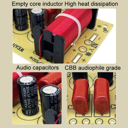 High Medium And Low 3-Way Audio Crossover Home Cinema Speaker Divider, Style: 305B Model - Audio Crossover by buy2fix | Online Shopping UK | buy2fix