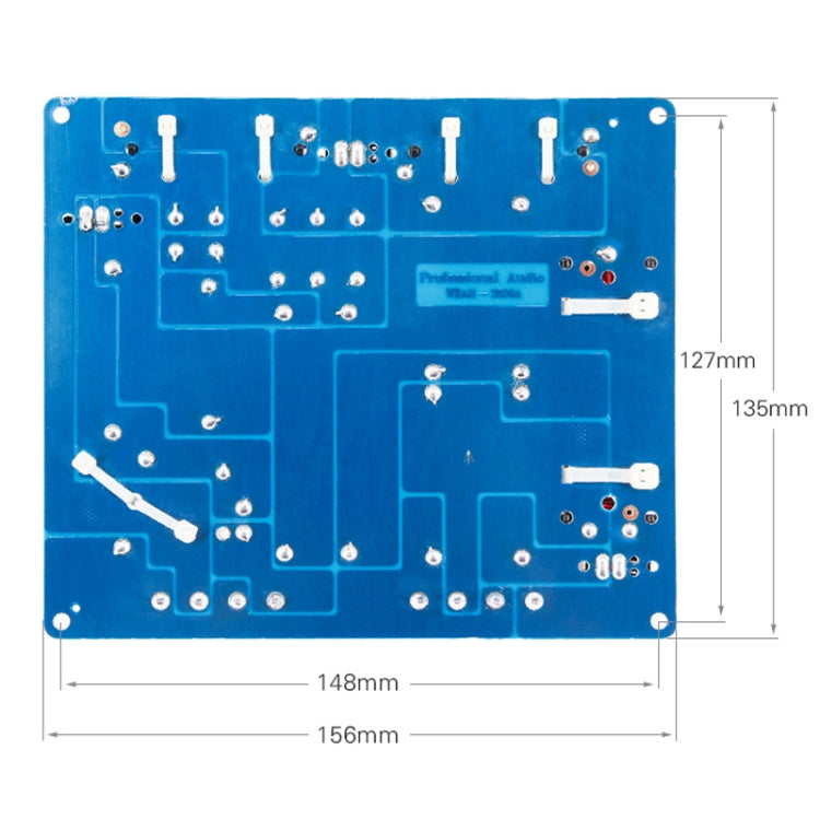 3509A High Medium And Low 3-Way Audio Crossover Stage Speaker Divider(B Model Red) - Audio Crossover by buy2fix | Online Shopping UK | buy2fix