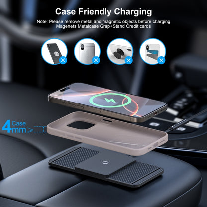 Avoid Camera Universal Car Wireless Charger Anti-slip Mat(USB Interface 0.3m) - Wireless Charging Pads by buy2fix | Online Shopping UK | buy2fix