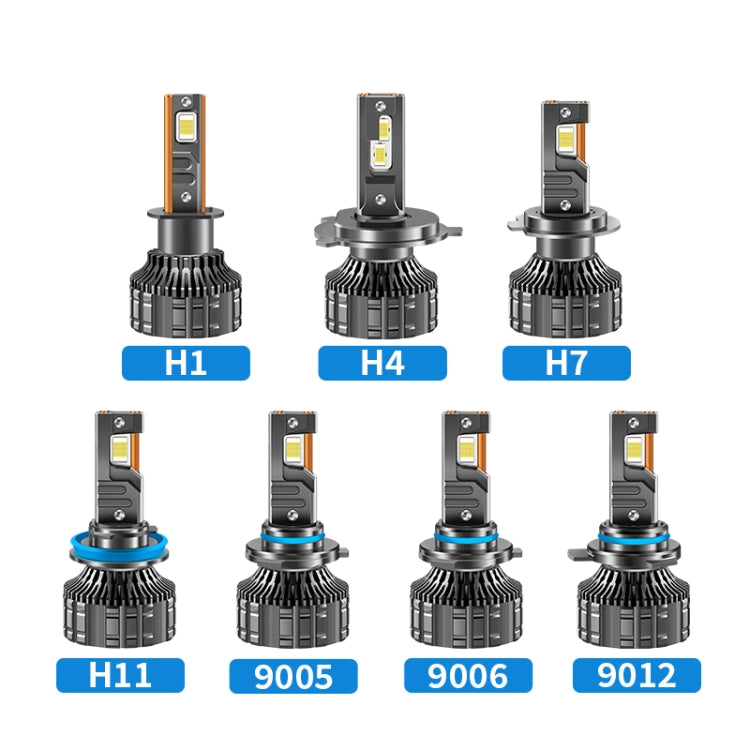 95W LED Three Copper Tube Aluminum Alloy Thick Headlight, Bulb: H7 - LED Headlamps by buy2fix | Online Shopping UK | buy2fix