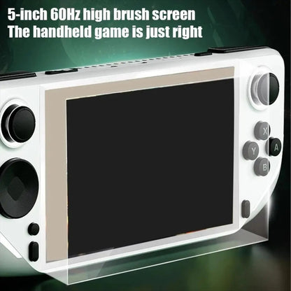 E6 Handheld Game Console 5 Inch IPS Screen Retro Gamebox  With 2 Handles 128GB(White) - Pocket Console by buy2fix | Online Shopping UK | buy2fix