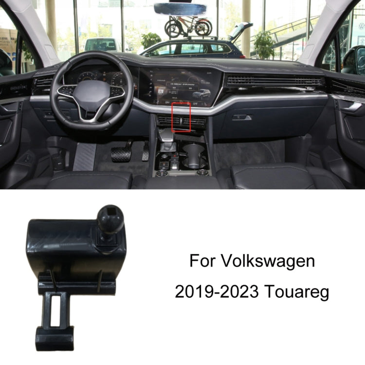 For Volkswagen Car Air Outlet Modified Mobile Phone Holder Base, Model: 19-23 Touareg - Special Car Holders by buy2fix | Online Shopping UK | buy2fix