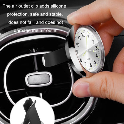 Car Digital Electronic Quartz Luminous Clock, Color: Black+Air Outlet Clip - Clocks & Car Meters by buy2fix | Online Shopping UK | buy2fix