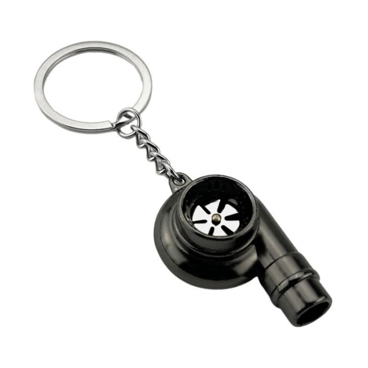 Car Tuning Accessories Turbo Keychain Decorative Pendant, Style: Large Black - Key Rings by buy2fix | Online Shopping UK | buy2fix