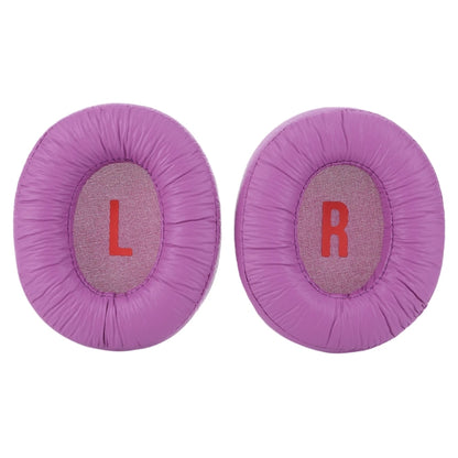 1pair For JBL JR460NC Headphone Leather Sponge Cover Earmuffs(Purple) - Earmuff & Pad by buy2fix | Online Shopping UK | buy2fix