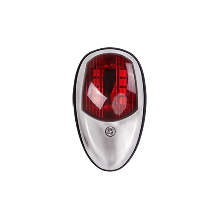 Marine Navigation Warning Light Signal LED Yacht Light, Color: Silver Shell Red - Marine Accessories & Parts by buy2fix | Online Shopping UK | buy2fix