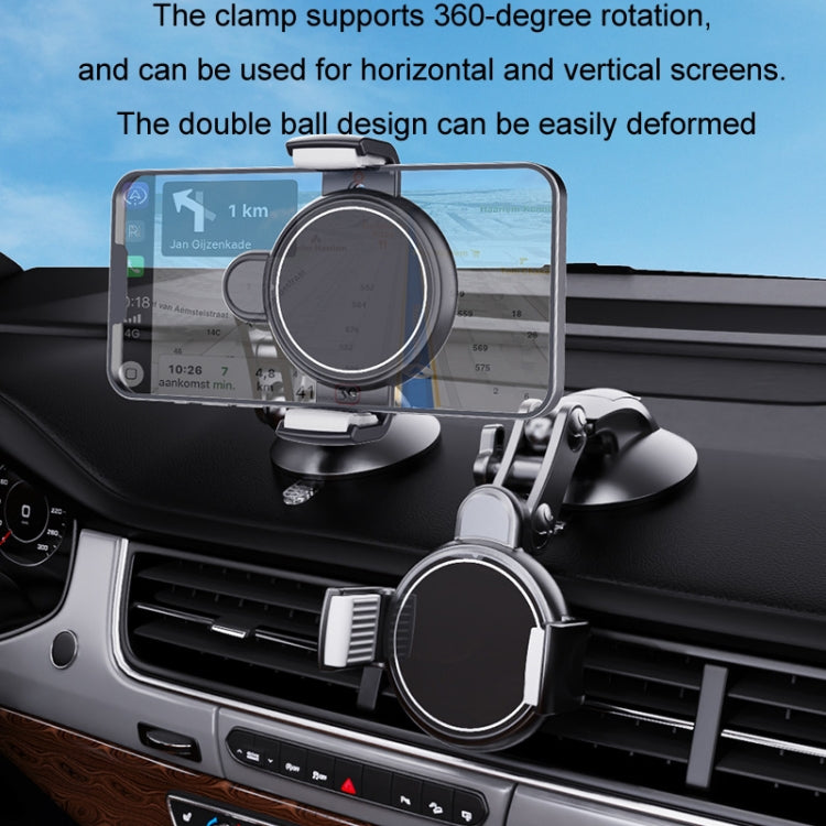 Central Control Instrument Panel Car Navigation Universal Phone Holder, Model: X24-6A Magnet Suction Cup - Universal Car Holders by buy2fix | Online Shopping UK | buy2fix