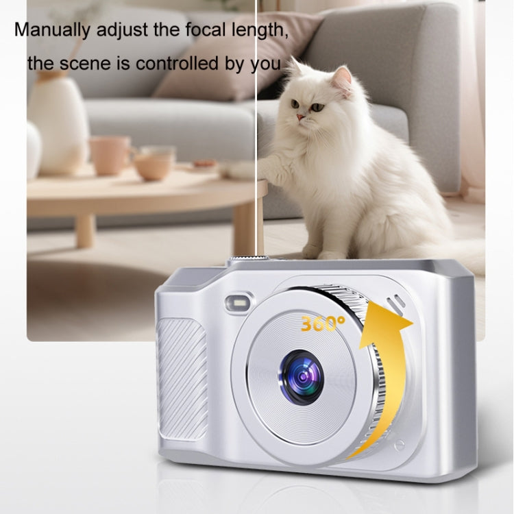 1080P HD Student Retro Digital Card Camera, Color: White+32G - Video Cameras by buy2fix | Online Shopping UK | buy2fix