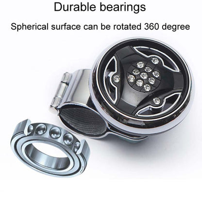 Car Steering Wheel Foldable Ball Bearing Turning Booster, Style: Silver - Steering Wheel Accessories by buy2fix | Online Shopping UK | buy2fix