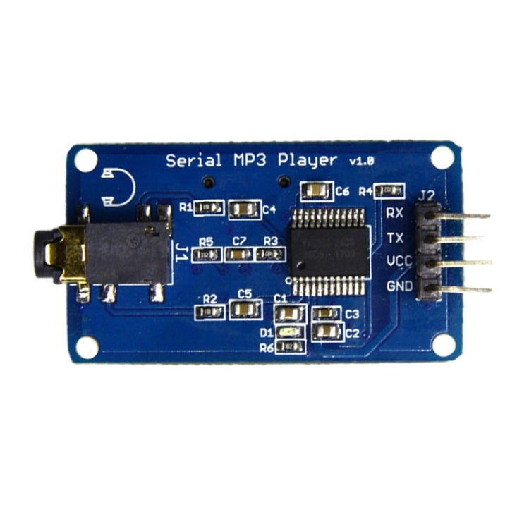 YX5300 MP3 Player Module Voice Player Serial Control Music Module With TF Card Slot - Breadboard / Amplifier Board by buy2fix | Online Shopping UK | buy2fix