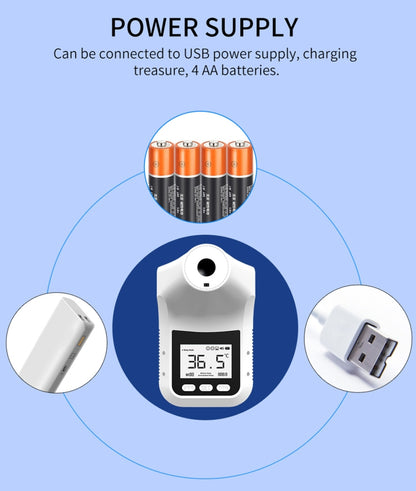 K3 Pro Handsfree Non-contact Forehead Body Light-sensitive Distance Sensor Infrared Thermometer, 2.8 inch LCD Display Screen - Infra-red Thermoscope by buy2fix | Online Shopping UK | buy2fix