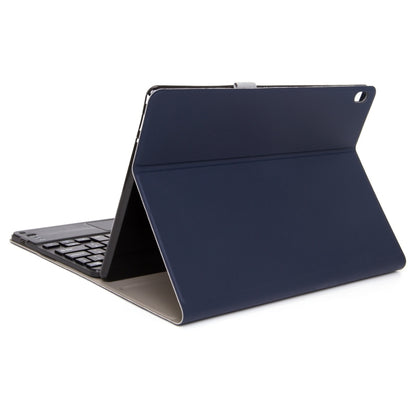 M10-C 2 in 1 Removable Bluetooth Keyboard + Leather Tablet Case with Touchpad & Holder for Lenovo Tab M10 TB-X505X (Dark Blue) - Lenovo Keyboard by buy2fix | Online Shopping UK | buy2fix