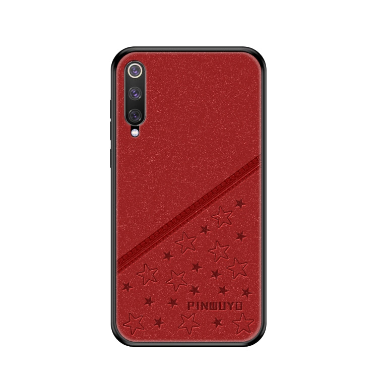 PINWUYO Full Coverage Waterproof Shockproof PC+TPU+PU Case for Xiaomi Mi 9 SE(Red) - Xiaomi Cases by dibase | Online Shopping UK | buy2fix