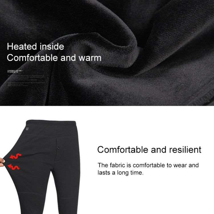 USB Secure Smart Thermostat Hair Hot Pants for Men (Color:Black Size:XXL) - Pants by buy2fix | Online Shopping UK | buy2fix