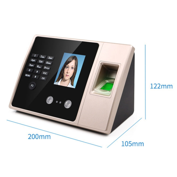 FA02 Face Recognition Fingerprint Time Attendance Machine - Security by buy2fix | Online Shopping UK | buy2fix