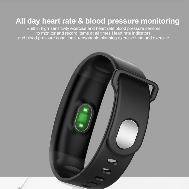 QS01 0.96 inches TFT Color Screen Smart Bracelet IP67 Waterproof, Support Call Reminder /Heart Rate Monitoring /Sleep Monitoring /Blood Pressure Monitoring /Sedentary Reminder (Coffee) - Smart Wear by buy2fix | Online Shopping UK | buy2fix